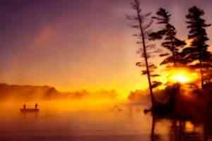 Fishing at Sunrise Fishing at Sunrise
